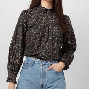Rails Ariana Top Size Large‎ Animal Print
